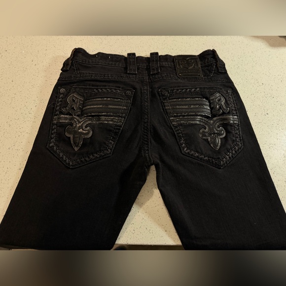 Justin Boots Black Men's Relaxed Jeans - Picture 4 of 4
